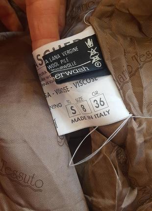 Шубка тедді дизайнерська , манто чиста шерсть( овчина), mario tessuto,italy