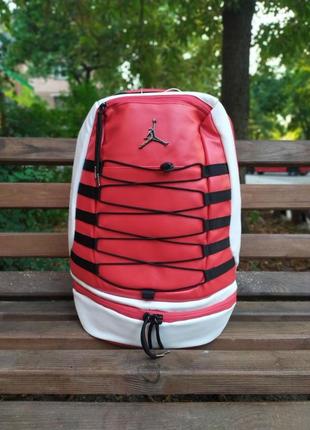 Рюкзак jordan retro 10 red портфель красный сумка ранец женский / мужской3 фото