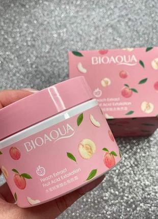 Хит! 140 г гель пилинг скатка эксфолиант bioaqua с экстрактом персика probeauty