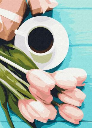 Картина за номерами тюльпани до кави
bs51002