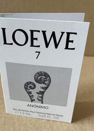 Loewe anonimo edp, 1,5ml