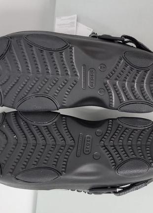 Крокс классік сандалі чорні crocs classic sandal all-terrain black / black6 фото