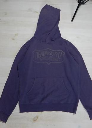 Кофта худі vintage denim & supply ralph lauren fabric faded hoodie