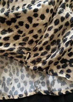Блузка принт леопард2 фото