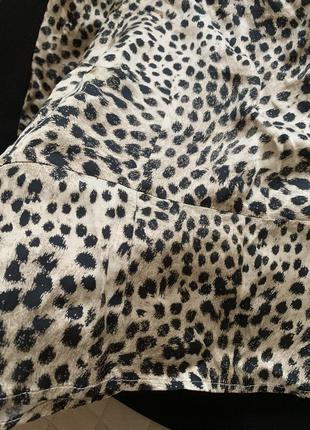 Блузка принт леопард4 фото