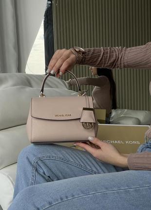 Сумка брендова michael kors ava extra-small crossbody шкіра оригінал2 фото