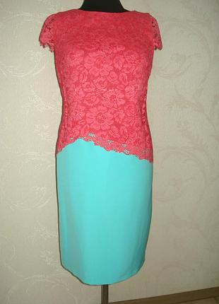 Нарядный костюм (платье + жакет) в классическом стиле, размер 50-52