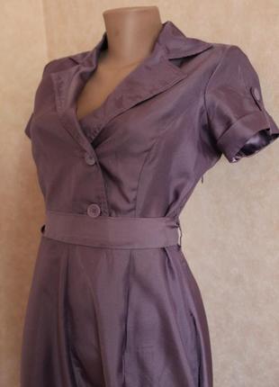 Шикарное фиолетовое платье9 фото