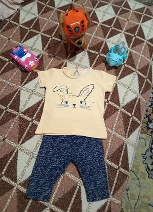 Набор футболка и бриджи