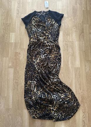 Шикарное платье в леопардовый принт