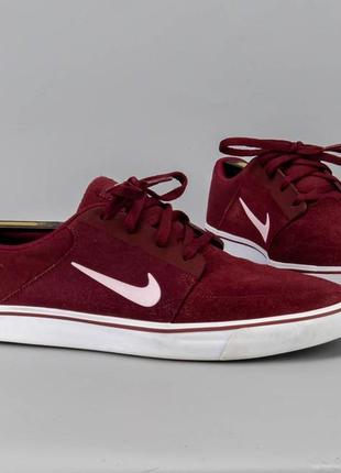 Крутые замшевые кеды nike sb portmore.скейтерские