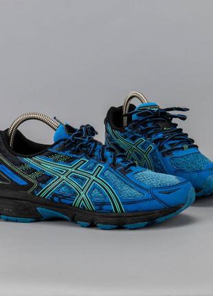 Яркие беговые кроссовки в сетку asics gel-venture 6.