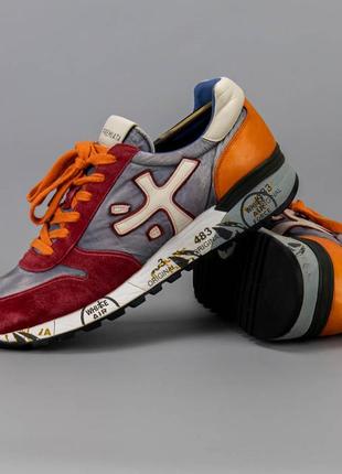 Крутые замшевые кроссовки от дорогого бренда premiata mick3 фото