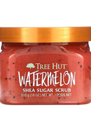 Tree hut shea sugar scrub, watermelon, скраб кавун (510 g)