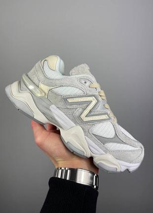 Нью беленс кросівки замшеві new balance 9060 quartz grey team cream sea salt u9060hsa