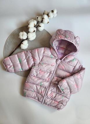 Дитяча легка куртка на теплу весну, дитяча весняна курточка, куртка з единорогом