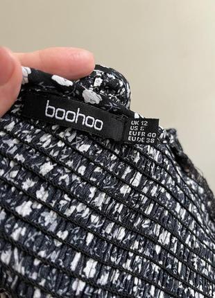 Сукня довга максі шифонова в квіточки м-xl boohoo7 фото