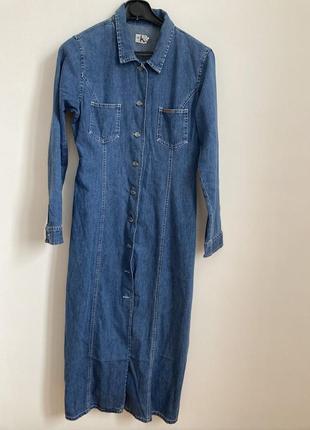 Плаття джинсове сукня calvin klein1 фото