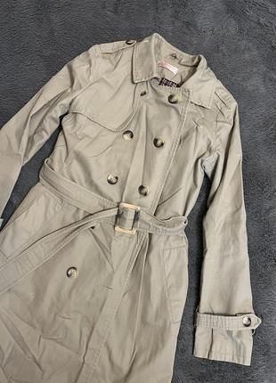 Жіночий бежевий тренч. тренч пальто. котоновий тренч. плащ bess
