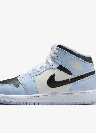 Кросівки air jordan 1 mid (gs) (555112-401)