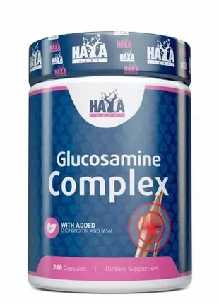 Препараты для суставов и связок haya labs glucosamine chondroitin & msm complex 240 капс