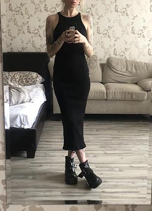 Плаття bershka довге, вечірнє