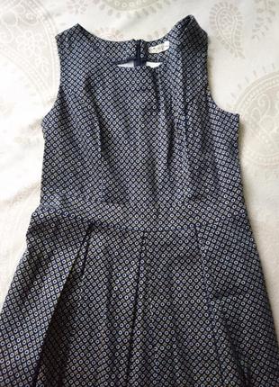 Довга котонова сукня без рукава великого розмiру3 фото