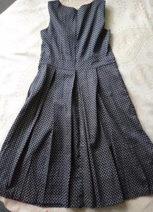 Довга котонова сукня без рукава великого розмiру4 фото