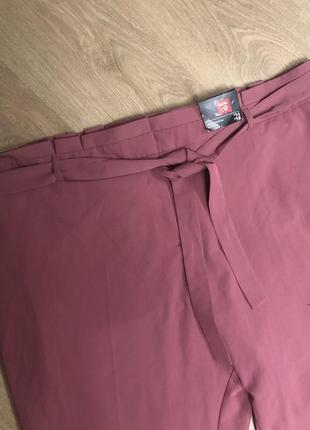 Новые брюки с поясом батал4 фото