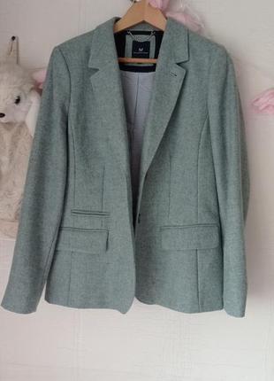 Пиджак. жакет. grew cloting compani. шерсть, вискоза.