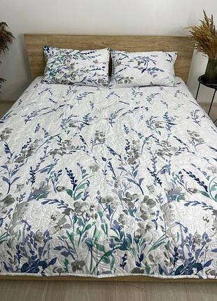 Красивий комплект покривало стьобане з наволочками