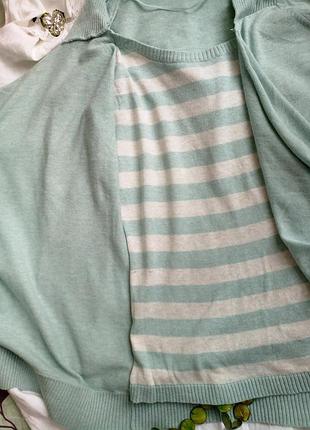 Мятная кофта-кардиган 3