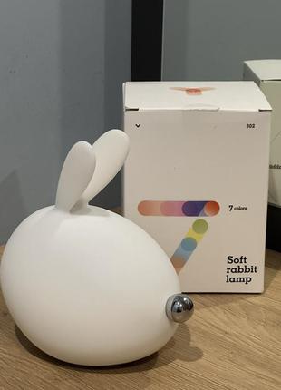 Нічник led rabbit soft touch