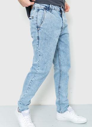 Джинси чоловічі однотонні -уцінка, колір джинс5 фото