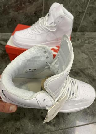 Акція розміри 43, 44 кросівки nike air force high white високі натуральна шкіра в'єтнам3 фото