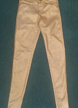 Брюки золото