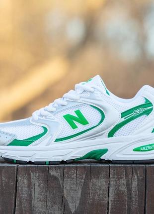 Кросівки new balance 530 white\green
