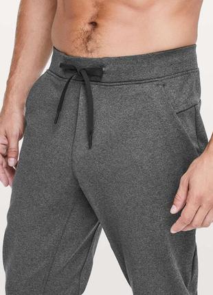 Мужские утеплённые спортивные штаны джоггеры lululemon jogger на флисе оригинал3 фото