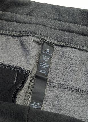 Мужские утеплённые спортивные штаны джоггеры lululemon jogger на флисе оригинал10 фото