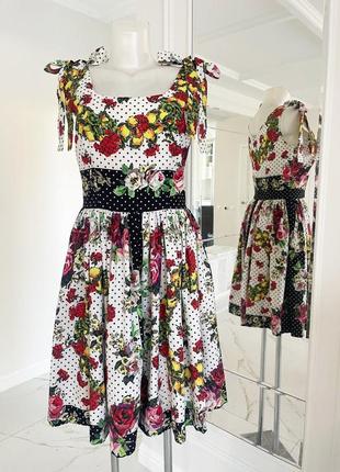 Яскрава літня сукня dolce & gabbana