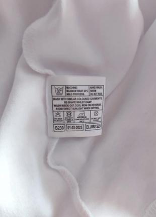 Біла бавовнчна футболка з морським принтом розмір 52-547 фото
