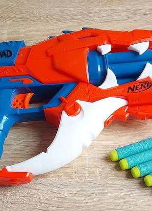 Бластер hasbro nerf dinosquad raptor-slash в ідеальному стані