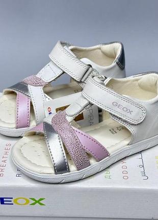 Дитячі шкіряні босоніжки geox alul 24,25  р сандалії для дівчинки