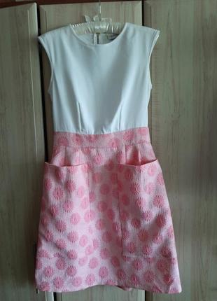 Closet британское офисное платье- имитация xs