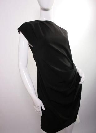 Imperial чорна сукня з драпіровкою асиметрична тренд 2022262 фото