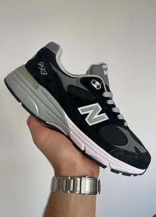 Кросівки new balance 993 ‘black white grey’ wr993bk