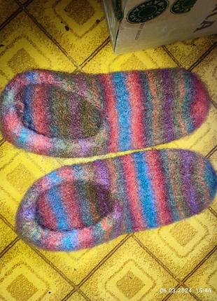 Валяні тапки
