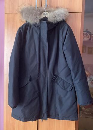 Зимняя куртка с натуральным мехом енота3 фото