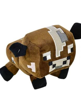Мягкая игрушка персонаж "minecraft корова"