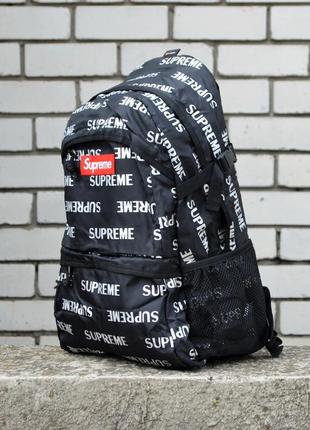 Черный рюкзак supreme ucut2 фото